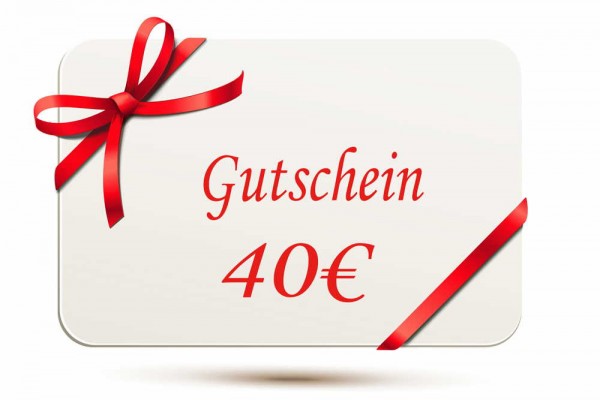 Gutschein 40EUR